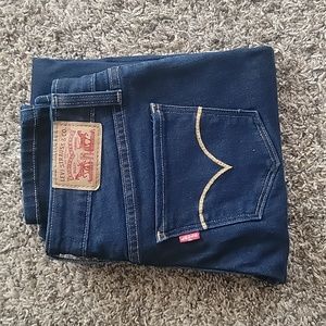 Levi's 535 Super Skinny dark wash jean, size 26